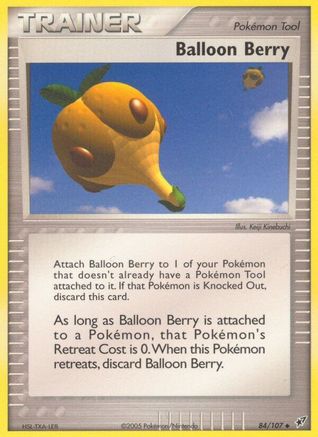 Balloon Berry (/107) Reverse Holofoil [EX: Deoxys] Pokemon Single Pokémon