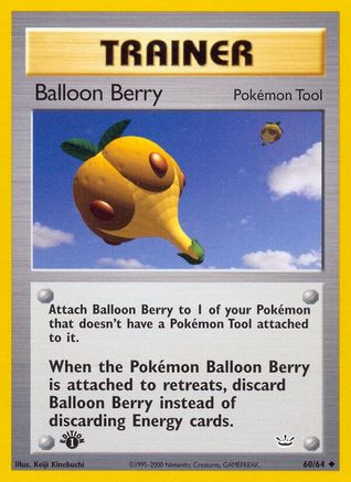 Balloon Berry (60/64) 1st Edition [Vintage: Neo Revelation] Pokemon Single Pokémon