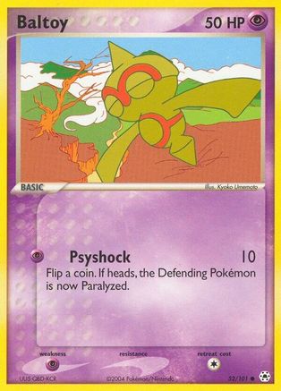 Baltoy - 52/101 (/101) [EX: Hidden Legends] Pokemon Single Pokémon