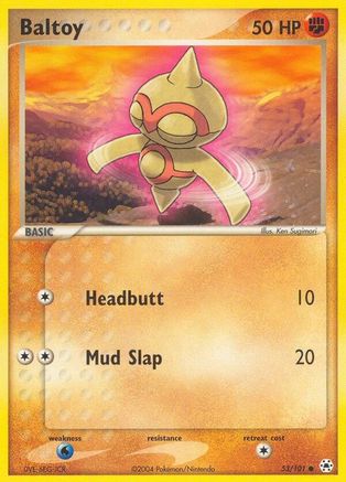 Baltoy - 53/101 (/101) Reverse Holofoil [EX: Hidden Legends] Pokemon Single Pokémon