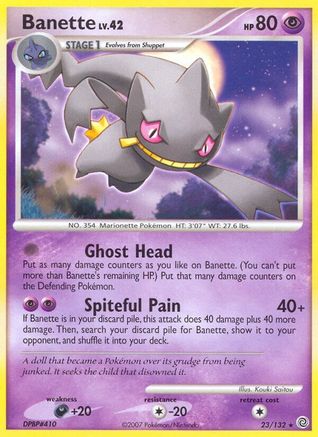 Banette (/132) [DP: Secret Wonders] Pokemon Single Pokémon