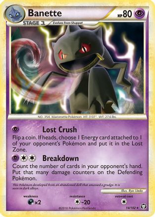 Banette (/102) [HGSS: Triumphant] Pokemon Single Pokémon