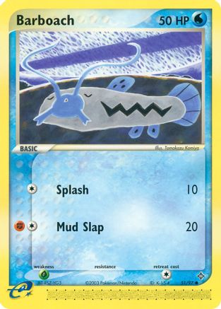 Barboach (/97) Reverse Holofoil [EX: Dragon] Pokemon Single Pokémon