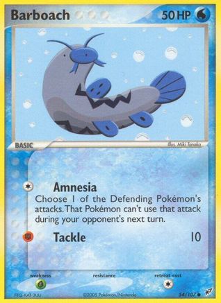 Barboach (/107) [EX: Deoxys] Pokemon Single Pokémon