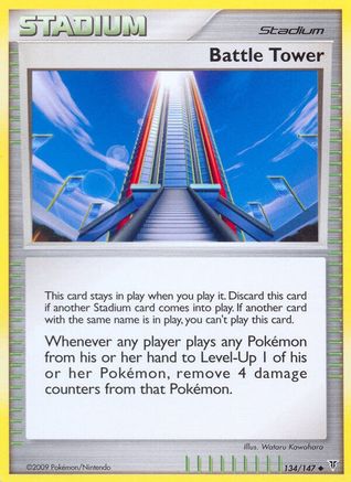 Battle Tower (/147) Reverse Holofoil [Platinum: Supreme Victors] Pokemon Single Pokémon