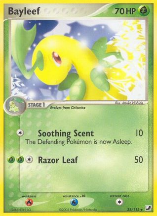 Bayleef (/115) Reverse Holofoil [EX: Unseen Forces] Pokemon Single Pokémon