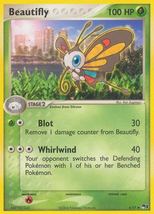 Beautifly (/17) [Promos: POP Series 1] Pokemon Single Pokémon