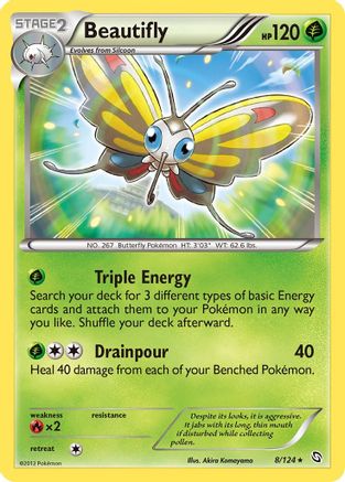 Beautifly (/124) [BW: Dragons Exalted] Pokemon Single Pokémon