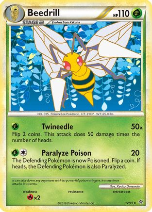Beedrill (/95) [HGSS: Unleashed] Pokemon Single Pokémon