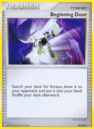 Beginning Door (82/99) Reverse Holofoil [Platinum: Arceus] Pokemon Single Pokémon