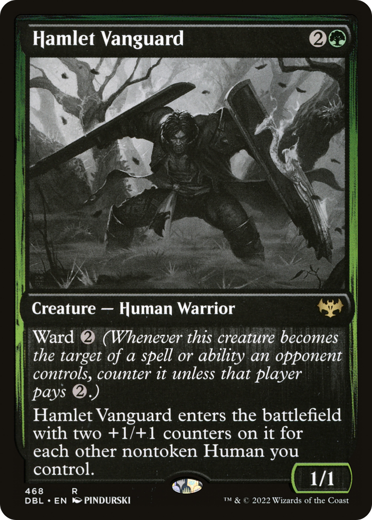 Hamlet Vanguard (DBL-468) [Innistrad: Double Feature] MTG Single Wizards of the Coast
