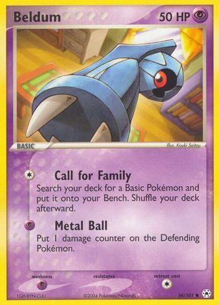 Beldum - 54/101 (54/101) Reverse Holofoil [EX: Hidden Legends] Pokemon Single Pokémon