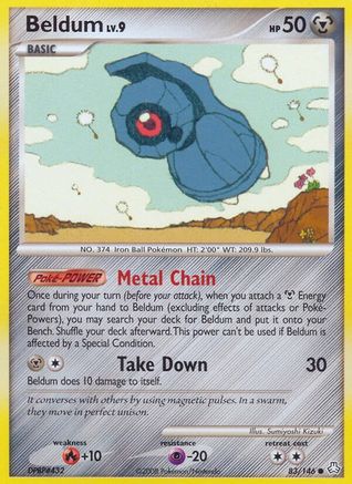 Beldum (83) (/146) Reverse Holofoil [DP: Legends Awakened] Pokemon Single Pokémon