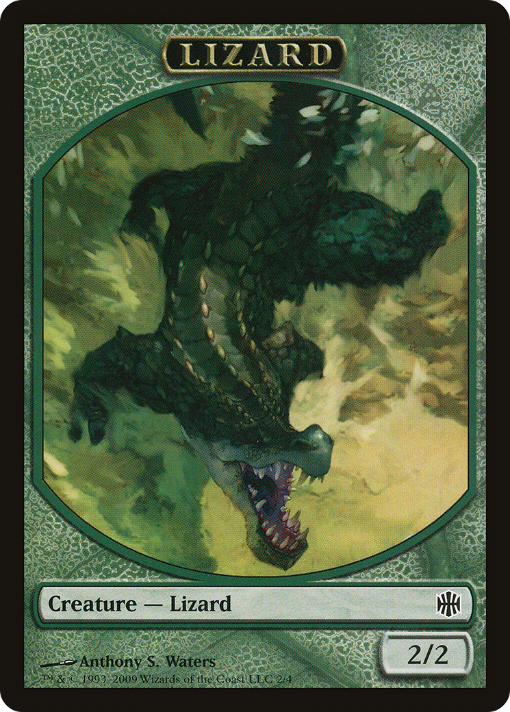 Lizard Token [Alara Reborn Tokens] MTG Single Magic: The Gathering