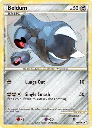 Beldum (/90) Reverse Holofoil [HGSS: Undaunted] Pokemon Single Pokémon