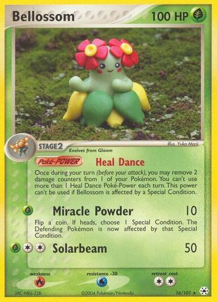 Bellossom (16/101) Reverse Holofoil [EX: Hidden Legends] Pokemon Single Pokémon