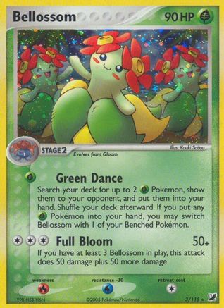 Bellossom (/115) Reverse Holofoil [EX: Unseen Forces] Pokemon Single Pokémon