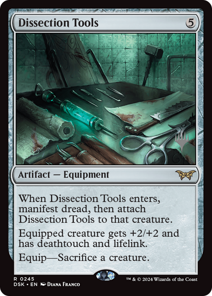 Dissection Tools (PDSK-245P) [Duskmourn: House of Horror Promos] Foil MTG Single Wizards of the Coast