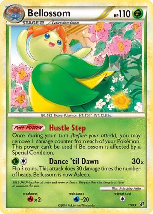 Bellossom (/90) Reverse Holofoil [HGSS: Undaunted] Pokemon Single Pokémon