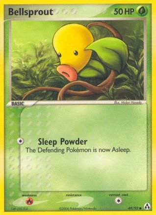 Bellsprout (49/92) Reverse Holofoil [EX: Legend Maker] Pokemon Single Pokémon