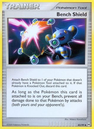 Bench Shield (83/99) Reverse Holofoil [Platinum: Arceus] Pokemon Single Pokémon