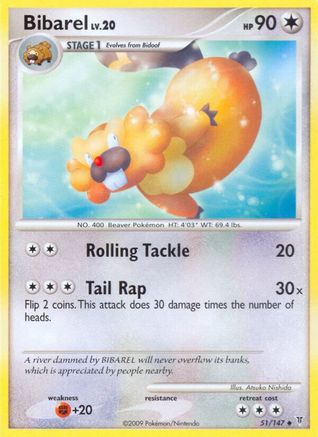 Bibarel (/147) Reverse Holofoil [Platinum: Supreme Victors] Pokemon Single Pokémon