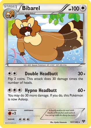 Bibarel (/146) Reverse Holofoil [XY: Base Set] Pokemon Single Pokémon