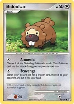 Bidoof (70/130) [DP: Base Set] Pokemon Single Pokémon