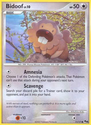 Bidoof (/17) [Promos: POP Series 6] Pokemon Single Pokémon