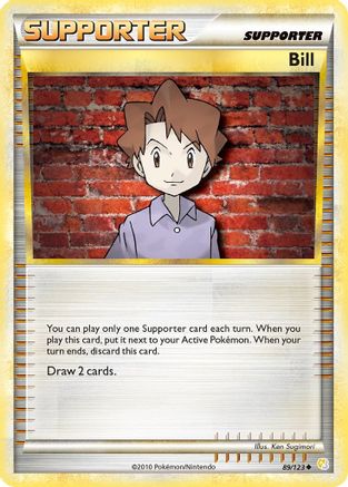 Bill (89/123) Reverse Holofoil [HGSS: Base Set] Pokemon Single Pokémon