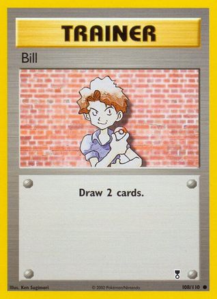 Bill (108/110) [Vintage: Legendary Collection] Pokemon Single Pokémon