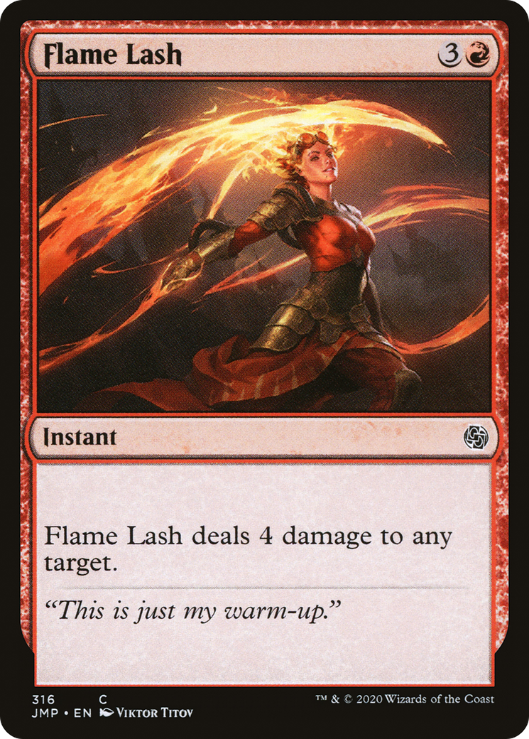 Flame Lash (JMP-316) [Jumpstart] MTG Single Wizards of the Coast