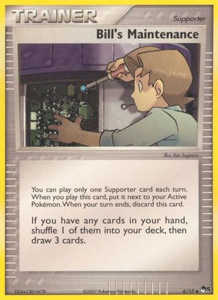 Bill's Maintenance (/17) [Promos: POP Series 5] Pokemon Single Pokémon