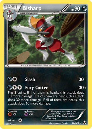 Bisharp (72) (/108) [BW: Dark Explorers] Pokemon Single Pokémon