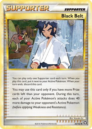 Black Belt (/102) [HGSS: Triumphant] Pokemon Single Pokémon