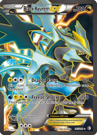 Black Kyurem EX (145 Full Art) (/149) Holofoil [BW: Boundaries Crossed] Pokemon Single Pokémon