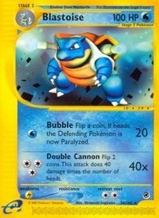 Blastoise (36) (/165) Reverse Holofoil [Vintage: Expedition] Pokemon Single Pokémon