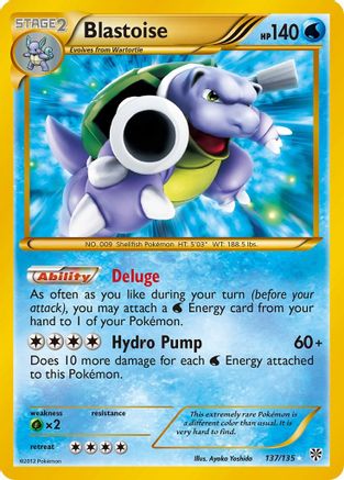 Blastoise (/135) Holofoil [BW: Plasma Storm] Pokemon Single Pokémon