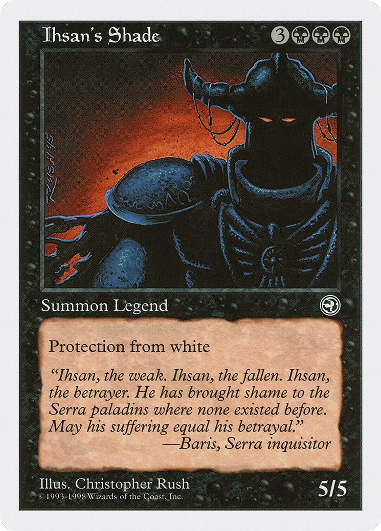 Ihsan's Shade (ATH-025) [Anthologies] MTG Single Wizards of the Coast