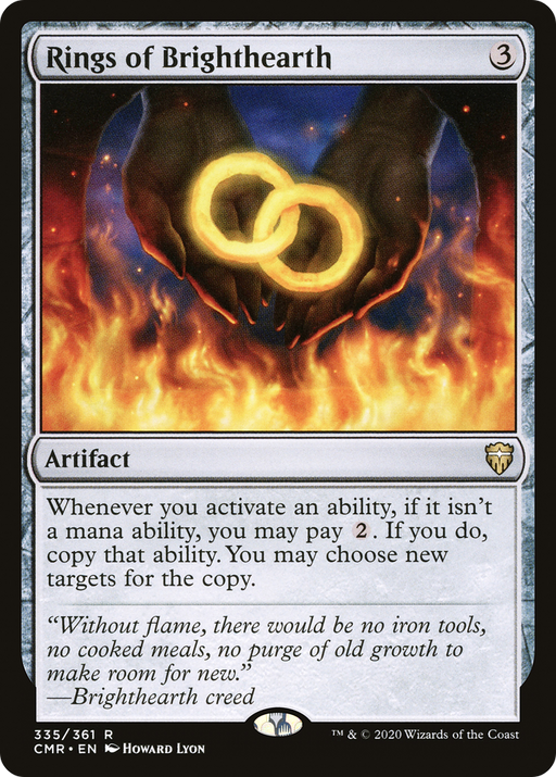 Rings of Brighthearth (CMR-335) [Commander Legends] MTG Single Wizards of the Coast