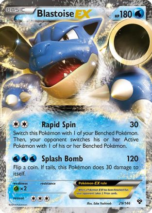 Blastoise EX (29/146) Holofoil [XY: Base Set] Pokemon Single Pokémon