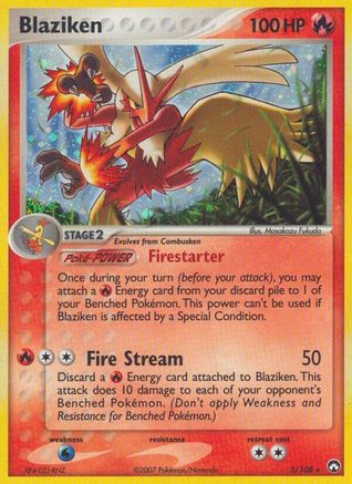 Blaziken (/108) Reverse Holofoil [EX: Power Keepers] Pokemon Single Pokémon