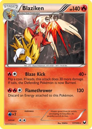 Blaziken (/108) Reverse Holofoil [BW: Dark Explorers] Pokemon Single Pokémon