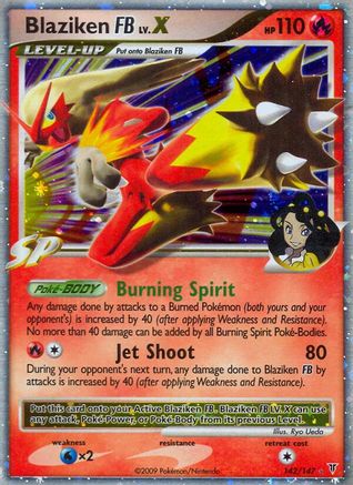 Blaziken FB Lv.X (/147) Holofoil [Platinum: Supreme Victors] Pokemon Single Pokémon