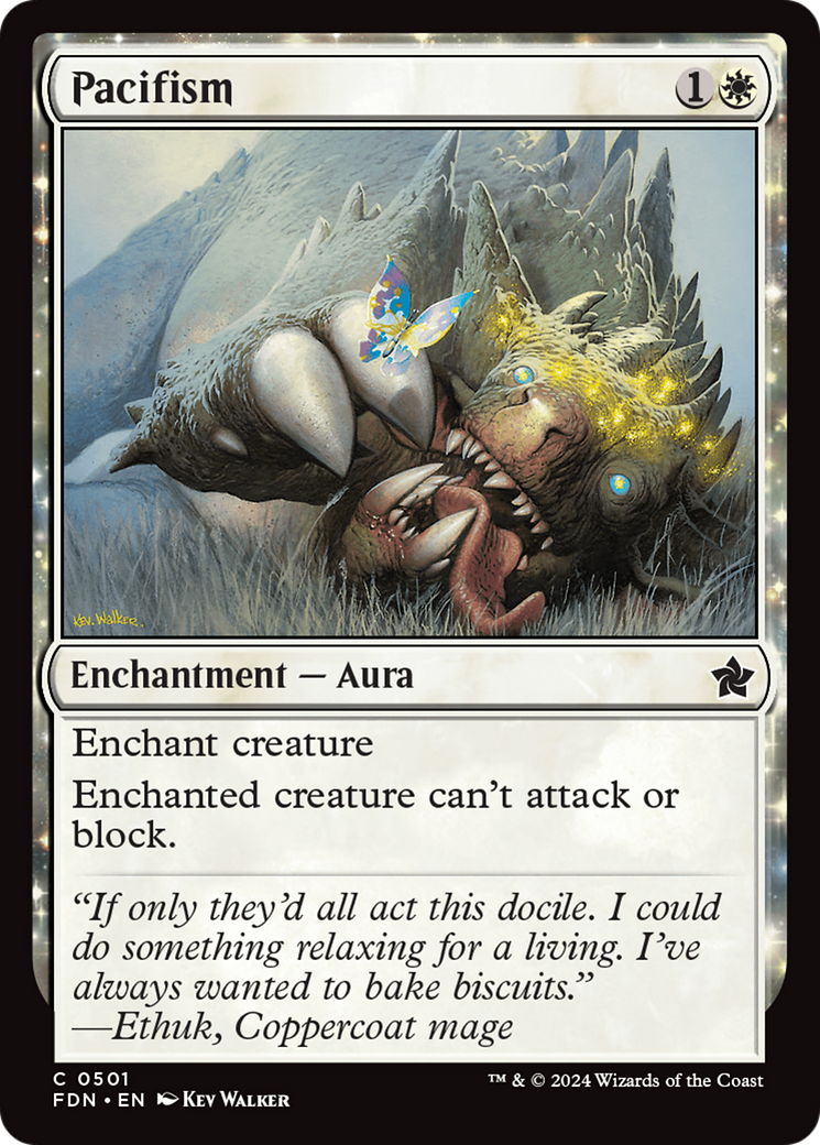 Pacifism (FDN-501) [Foundations] MTG Single Wizards of the Coast