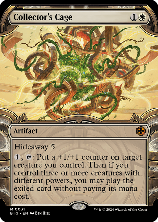 Collector's Cage (BIG-031) [The Big Score] (Showcase) MTG Single Wizards of the Coast
