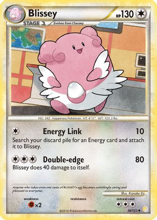 Blissey (36/123) Reverse Holofoil [HGSS: Base Set] Pokemon Single Pokémon