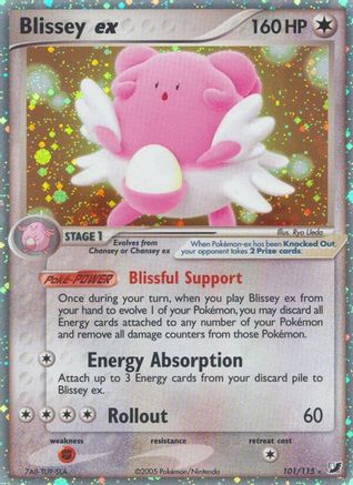 Blissey ex (/115) Holofoil [EX: Unseen Forces] Pokemon Single Pokémon