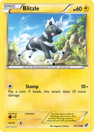 Blitzle (41) (/114) Reverse Holofoil [BW: Base Set] Pokemon Single Pokémon