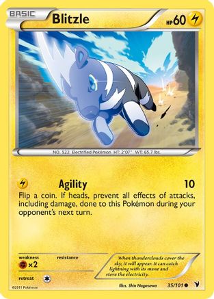 Blitzle (/101) Reverse Holofoil [BW: Noble Victories] Pokemon Single Pokémon